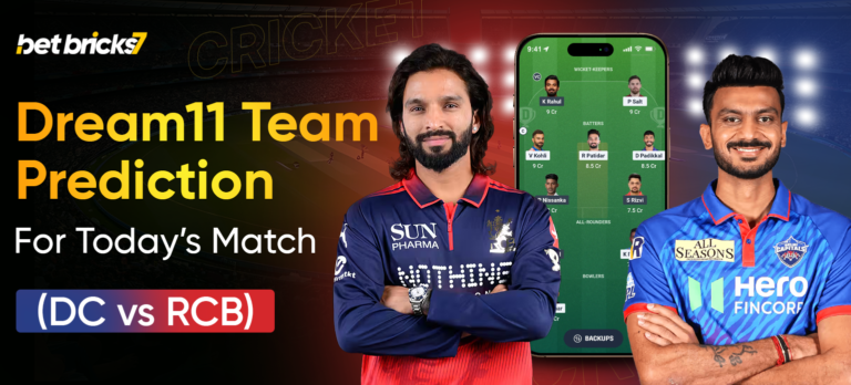 Dream11 Team Prediction for Today’s Match (DC vs RCB)
