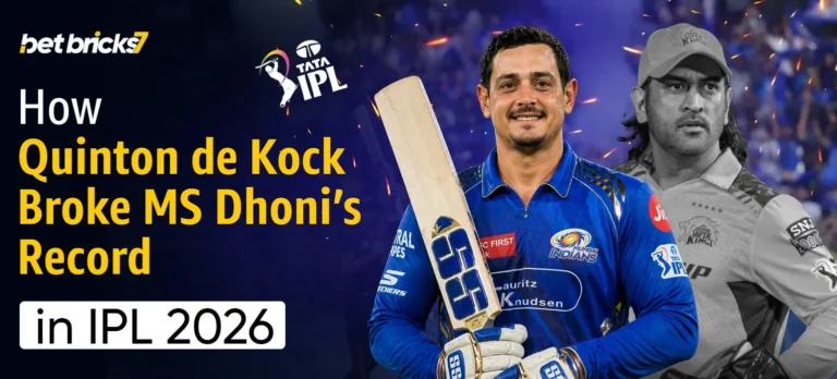 How Quinton de Kock Broke MS Dhoni’s Record in IPL 2026