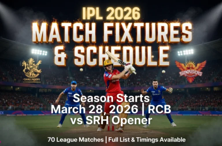 IPL 2026 Fixtures